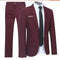 Double-Breasted Suit Set for Men - Rot