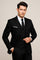Double-Breasted Three-Piece Suit for Men - Black