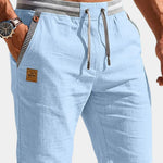 Drawstring Linen Shorts for Men