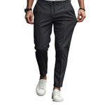 Drawstring Straight Leg Chino Trousers for Men - View 5