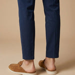 Suede Open Back Loafer Mule for Men - View 2