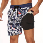 Flamingo Print Swim Shorts for Men - View 14