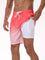 Flamingo Print Swim Shorts for Men - Light Orange