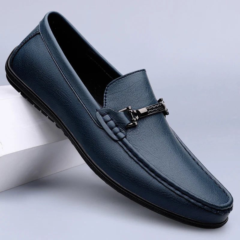 Genuine Leather Driving Loafers for Men