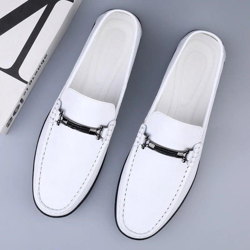 Genuine Leather Driving Loafers for Men - View 15