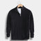 Half-Zip Mock Neck Sweater for Men - Black