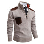 Half-Zip Stand Collar Sweater for Men