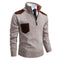 Half-Zip Stand Collar Sweater for Men