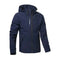 Hooded Zip-Up Windbreaker Jacket for Men
