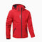 Hooded Zip-Up Windbreaker Jacket for Men - Red