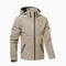 Hooded Zip-Up Windbreaker Jacket for Men - Khaki