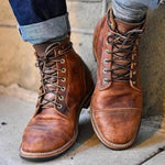 Lace-Up Ankle Boots for Men