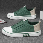 Lace-Up Canvas Sneakers for Men - View 11
