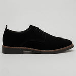 Lace-Up Suede Derby Shoes for Men - View 4