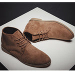 Lace-Up Suede Desert Boots for Men - View 5