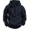 Lace-Up Hoodie Sweatshirt for Men - Black