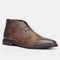 Lace-Up Leather Chukka Boots for Men