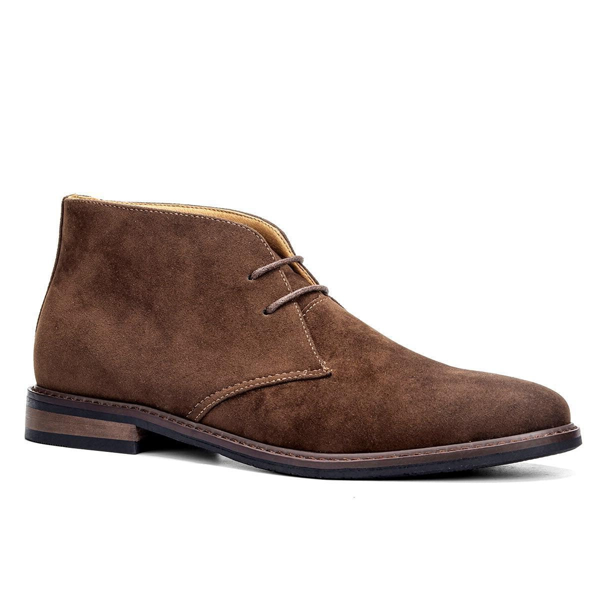 Lace-Up Leather Chukka Boots for Men - View 7
