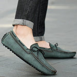 Lace-Up Leather Loafers for Men - View 5