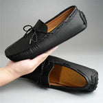 Lace-Up Leather Loafers for Men - View 8