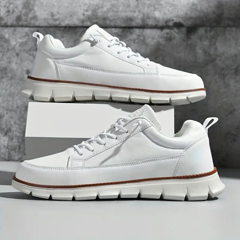 Lace-Up Leather Sneakers for Men - View 7