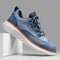 Lace-Up Mesh Leather Sneakers for Men