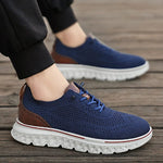 Lace-Up Mesh Performance Sneakers for Men - View 6