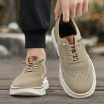 Lace-Up Mesh Performance Sneakers for Men - View 8
