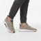 Lace-Up Mesh Sneakers for Men - Beige