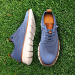 Lace-Up Mesh Walking Shoes for Men - View 12