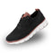 Lace-Up Mesh Walking Shoes for Men - Black