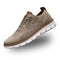Lace-Up Mesh Walking Shoes for Men - Brown