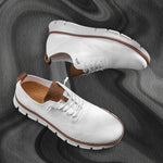 Lace-Up Mesh Walking Shoes for Men - View 7