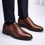 Lace-Up Oxford Derby Shoes for Men