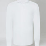 Lapel Collar Linen Long Sleeve Shirt for Men - View 3