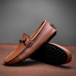 Leather Loafer Slip-Ons for Men