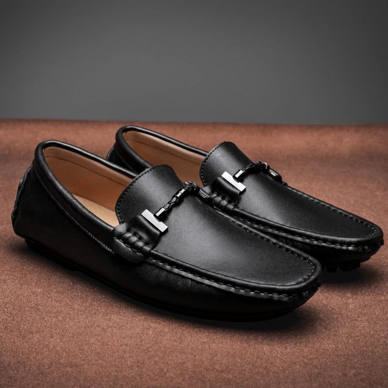 Leather Loafer Slip-Ons for Men - View 7