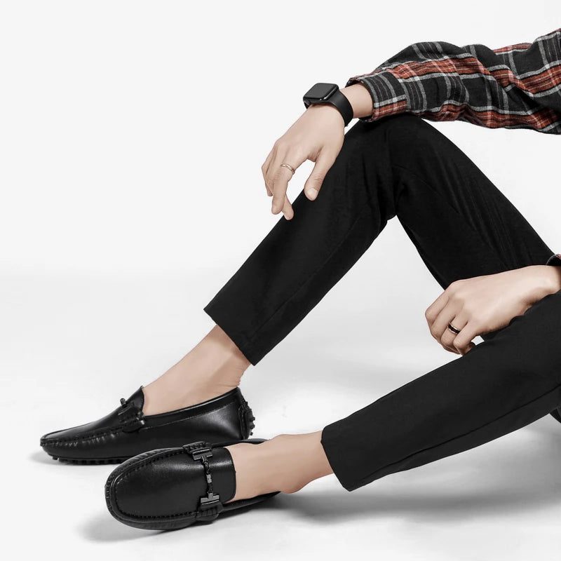 Leather Loafer Slip-Ons for Men - View 8