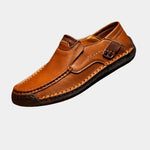 Leather Slip-On Moccasin Loafers for Men