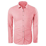 Linen Blend Button-Down Shirt for Men - View 4