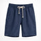 Linen Blend Drawstring Shorts Relaxed Fit for Men - Blue