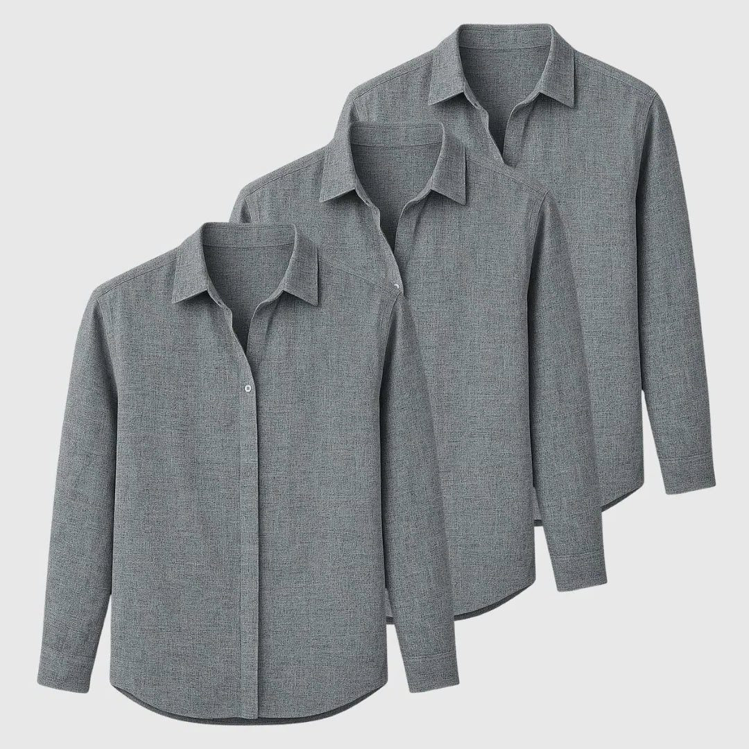 Linen Long Sleeve Shirt for Men - View 6