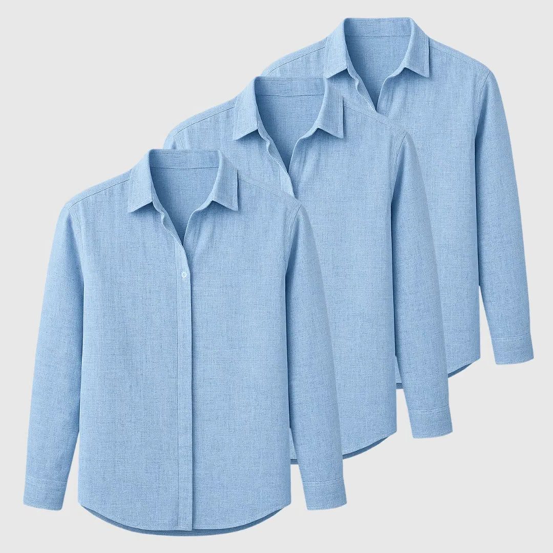Linen Long Sleeve Shirt for Men - View 7