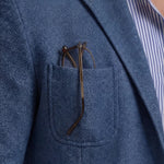 Linen Notch Lapel Blazer for Men - View 6