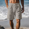 Linen Quick-Dry Swim Shorts for Men - Grey