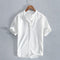 Linen Short Sleeve Shirt for Men