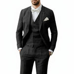 Linen Three-Piece Suit Set for Men