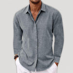 Long Sleeve Button-Down Shirt for Men