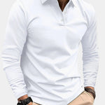 Long Sleeve Polo Shirt for Men