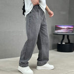 Loose Fit Straight Leg Jeans for Men